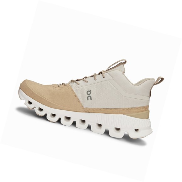 Beige / Brown Women's On Cloud Hi Sneakers | 65801-IASV