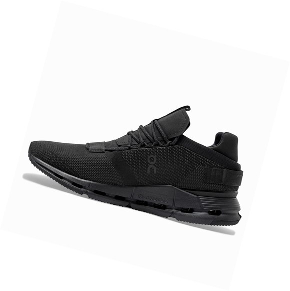 Black Men's On Cloudnova Sneakers | 87190-QJKZ