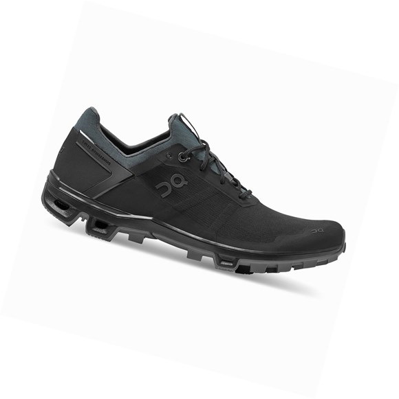 Black Men's On Cloudventure Peak Trail Running Shoes | 50739-DAKZ