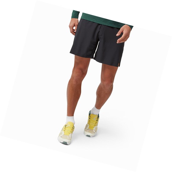 Black Men's On Lightweight Running Shorts | 49837-WSHZ