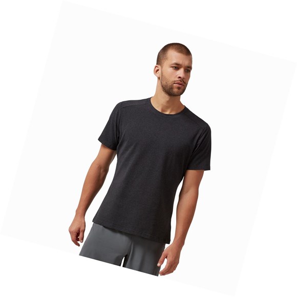 Black Men's On On-T T Shirts | 46153-HLPO