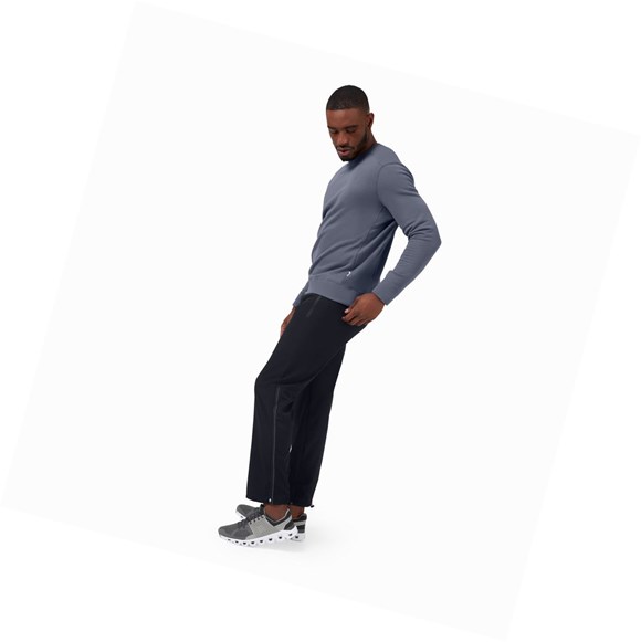 Black Men's On Track Track Pants | 32561-EPIB
