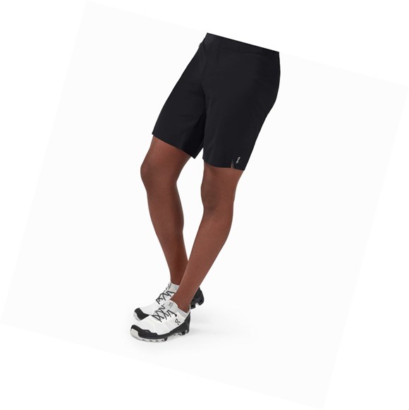 Black Men's On Waterproof Running Shorts | 47659-UWOF