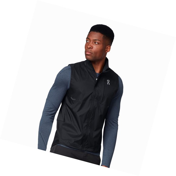 Black Men's On Weather Vest | 60742-LQMD