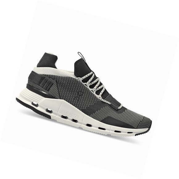 Black / White Men's On Cloudnova Sneakers | 37068-NGOI