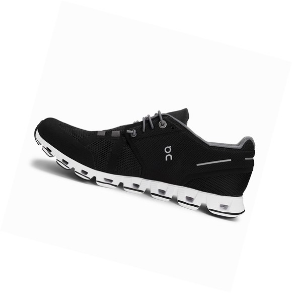 Black / White Women's On Cloud Road Running Shoes | 19753-XUBS