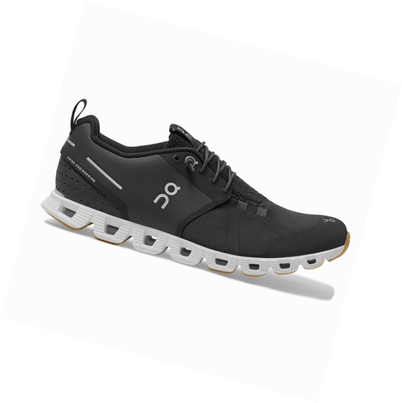 Black / White Women's On Cloud Terry Road Running Shoes | 10263-GJQC