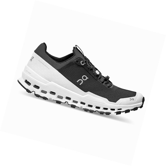 Black / White Women's On Cloudultra Trail Running Shoes | 20938-UBFL