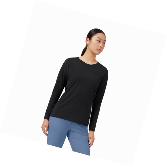 Black Women's On Comfort T Shirts | 25478-LPTD