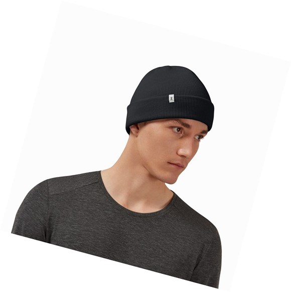 Black Women's On Merino Hats | 28140-DORQ