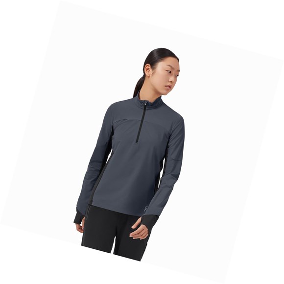 Black Women's On Trail Breaker Shirts | 31627-GSRE