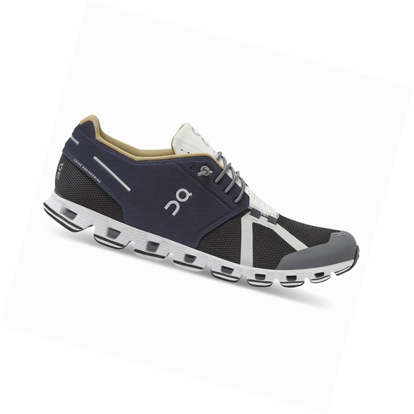 Blue / Black Men's On Cloud 70/30 Road Running Shoes | 50623-VOSW
