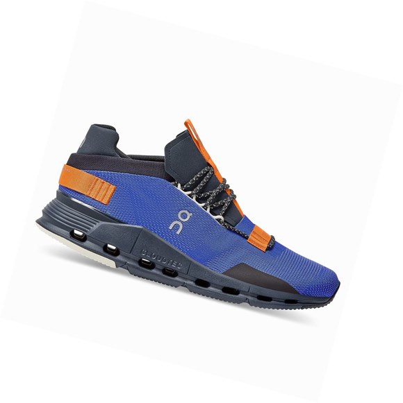 Blue Men's On Cloudnova Sneakers | 29670-CLBS