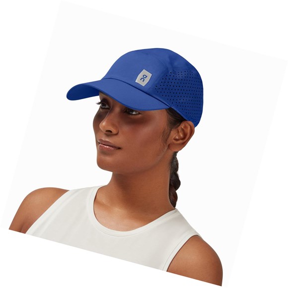 Blue Men's On Lightweight Hats | 61754-HZPF