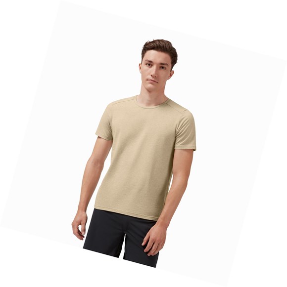 Brown Men's On On-T T Shirts | 27184-ZFML