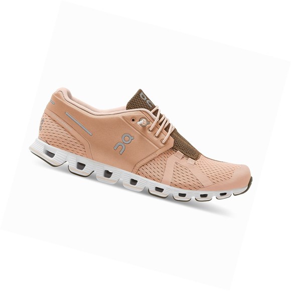 Brown Rose / Camo Women's On Cloud Road Running Shoes | 06958-MKHT