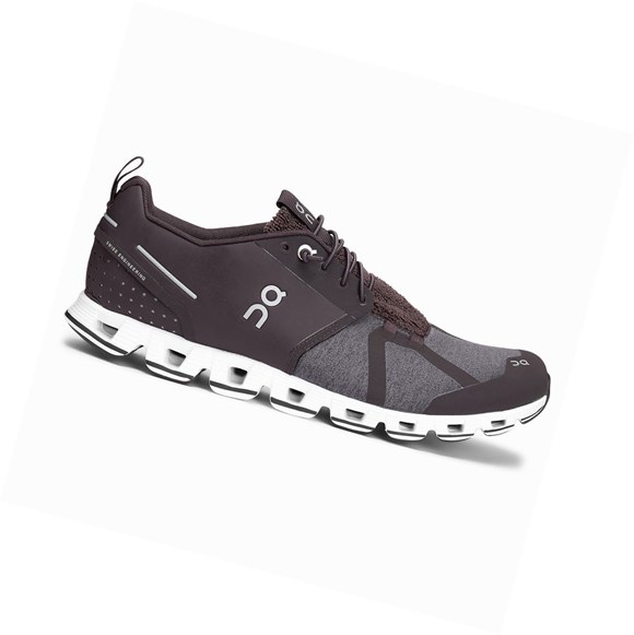 Dark Purple Men's On Cloud Terry Road Running Shoes | 92187-VTLY