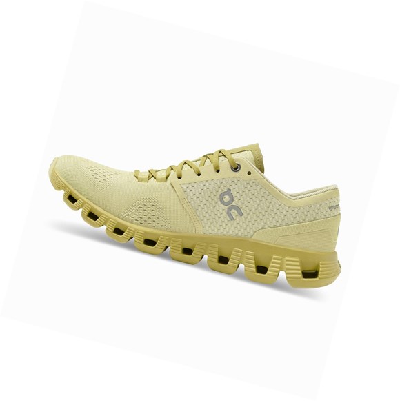 Gold Women's On Cloud X Training Shoes | 87509-XEYG