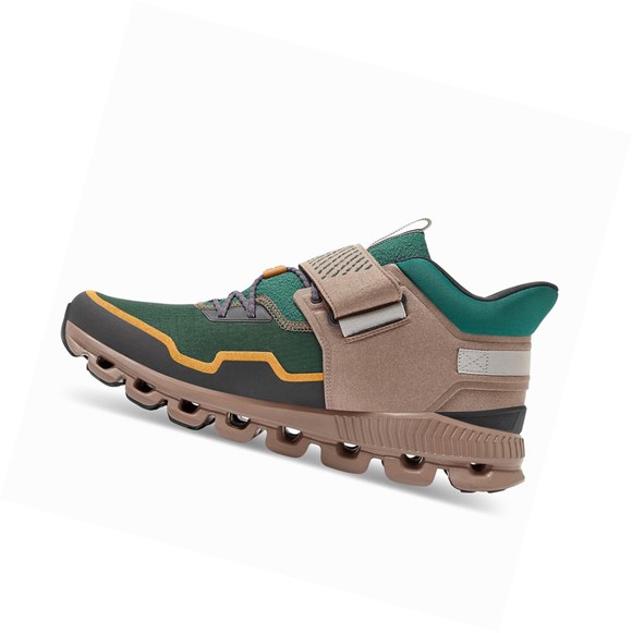 Green Men's On Cloud Hi Edge Defy Sneakers | 06574-CJTA