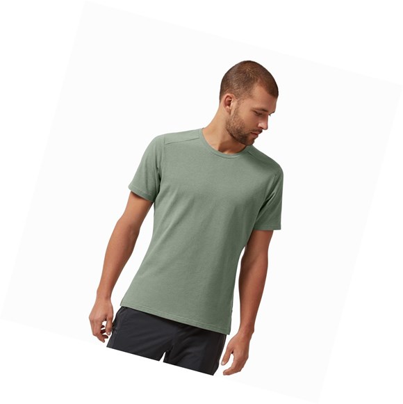 Green Men's On On-T T Shirts | 60715-JHAP