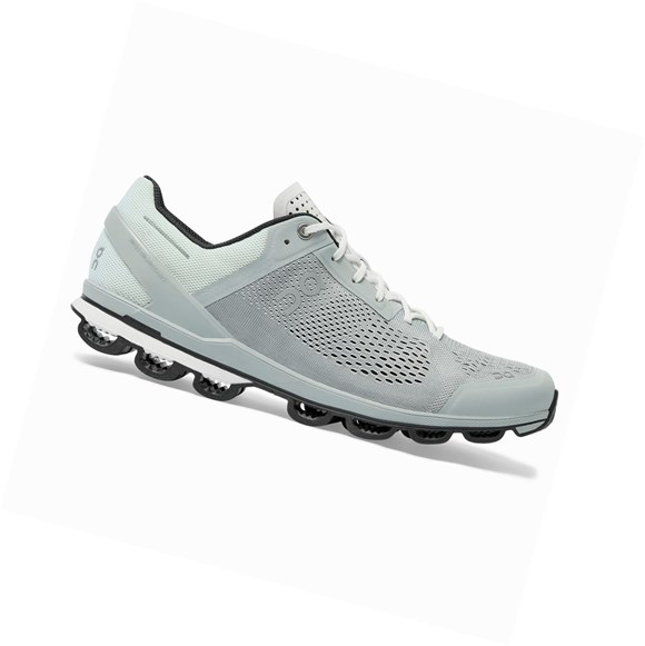 Grey / Black Men's On Cloudsurfer Training Shoes | 52861-JAWG