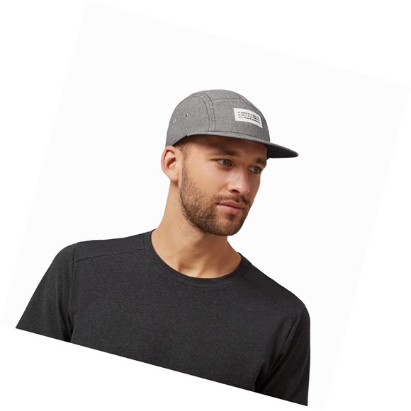 Grey Men's On 5 Panel Hats | 20976-NEKC