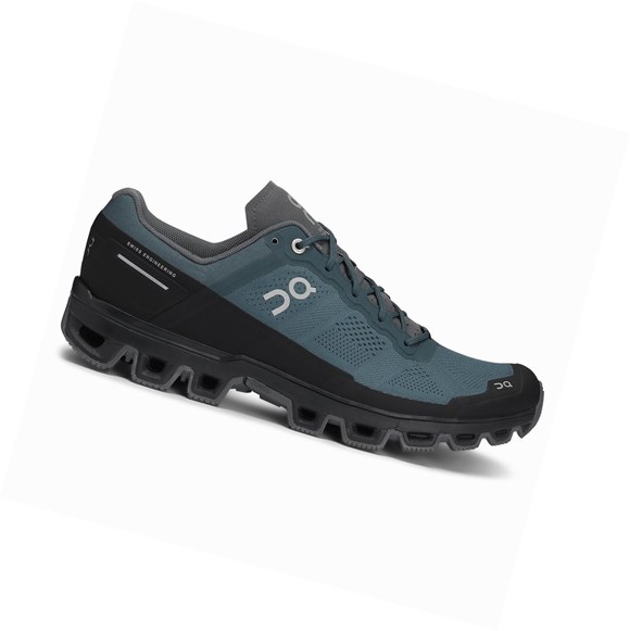 Grey Men's On Cloudventure Trail Running Shoes | 78693-FYWU