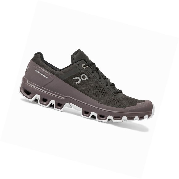 Grey / Purple Women's On Cloudventure Trail Running Shoes | 94518-XSNU