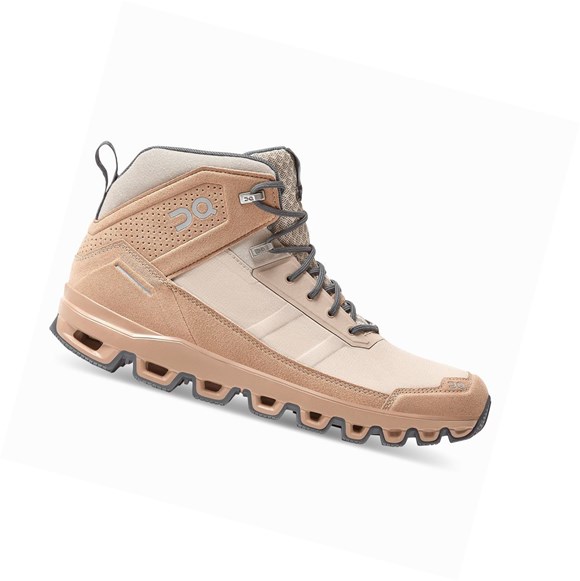 Khaki Men's On Cloudridge Hiking Shoes | 40639-UTQR