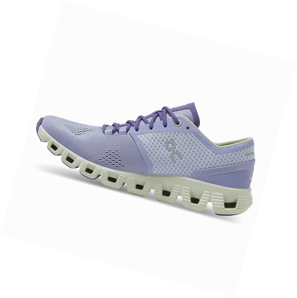 Lavender Women's On Cloud X Training Shoes | 19605-GWHN