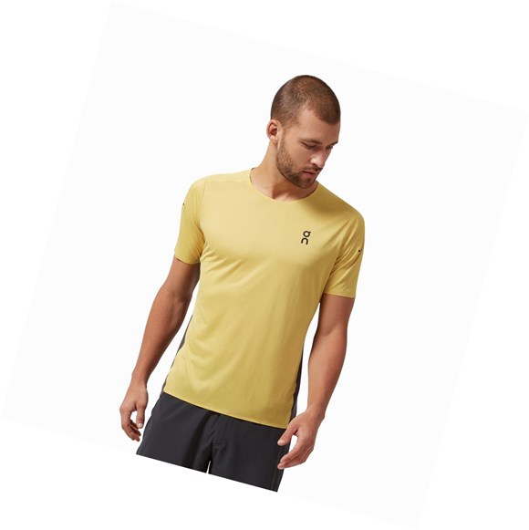 Mustard Men's On Performance Long-T T Shirts | 18023-PVMA