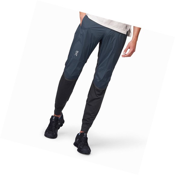 Navy / Black Men's On Running Running Pants | 74058-KMRB