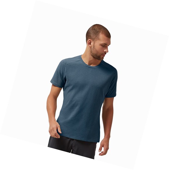 Navy Men's On On-T T Shirts | 91573-VRHX
