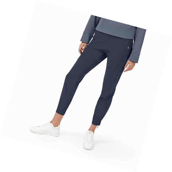 Navy Women's On Lightweight Running Pants | 34715-WMGS