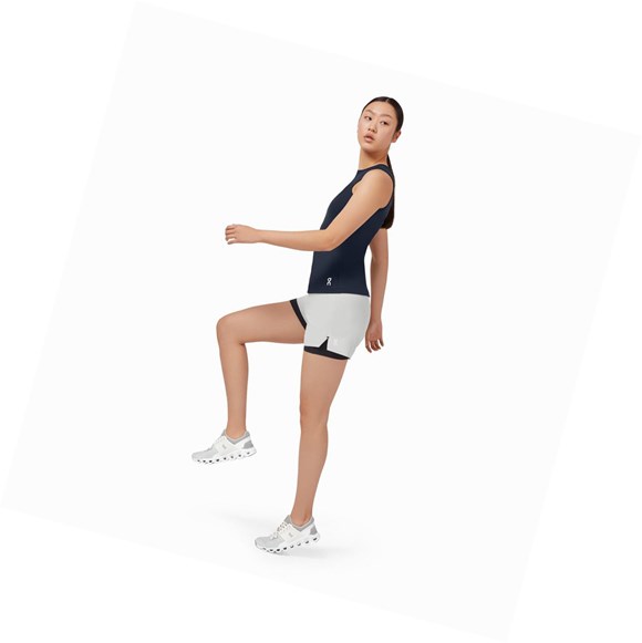 Navy Women's On Movement Tanks | 50217-XUJN