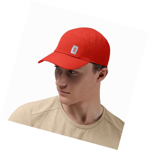 Orange Men's On Lightweight Hats | 34702-SAUL