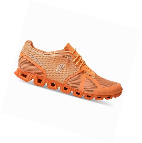 Orange Women's On Cloud Monochrome Road Running Shoes | 84130-AFGX