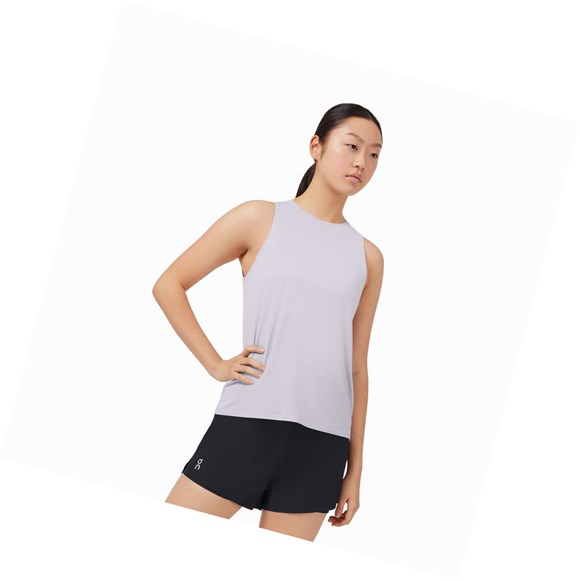 Purple Women's On Active Tanks | 47832-XJEA