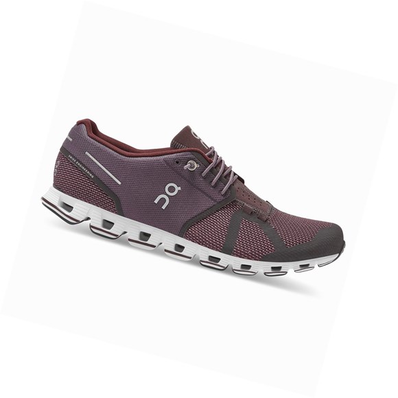 Red / Purple Men's On Cloud Road Running Shoes | 05672-QUSO