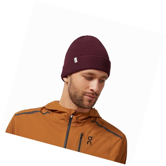Red Women's On Merino Hats | 16579-QOUB