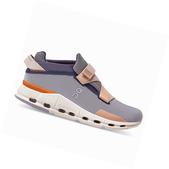 Silver Women's On Cloudnova Wrap Sneakers | 50923-TOUL