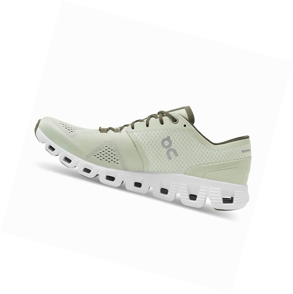 White Men's On Cloud X Training Shoes | 23561-XQRN